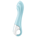 SATISFYER - AIR PUMP VIBRATOR 5+ INFLATABLE G-SPOT VIBRATOR APP BLUE - Amore24