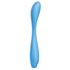 SATISFYER - G-SPOT FLEX 4+ MULTI VIBRATOR APP BLUE - Amore24