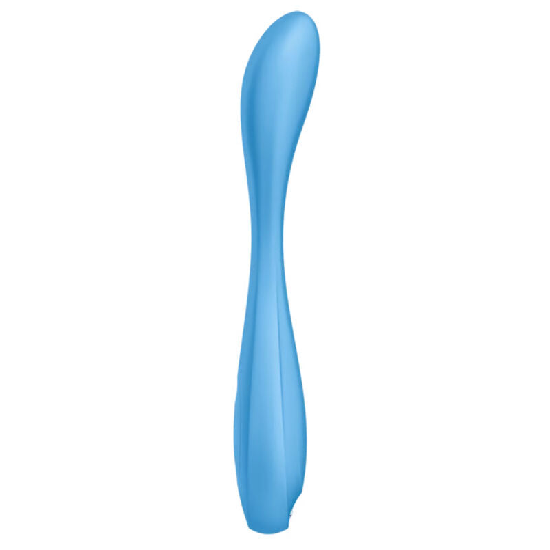 SATISFYER - G-SPOT FLEX 4+ MULTI VIBRATOR APP BLUE - Amore24
