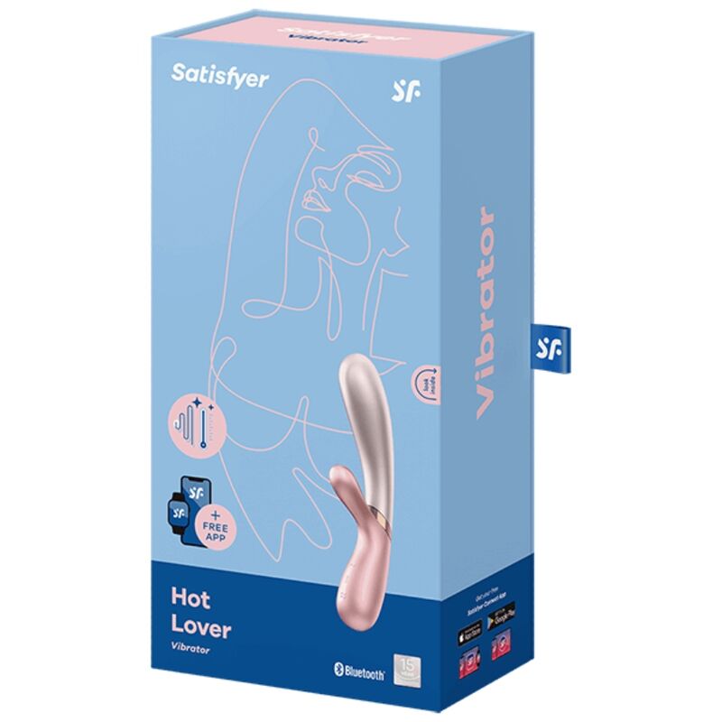 SATISFYER - HOT LOVER VIBRATOR ROSE & BEIGE - Amore24