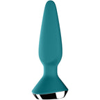SATISFYER - PLUG ILICIOUS 1 PLUG VIBRATOR GREEN - Amore24