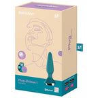 SATISFYER - PLUG ILICIOUS 1 PLUG VIBRATOR GREEN - Amore24