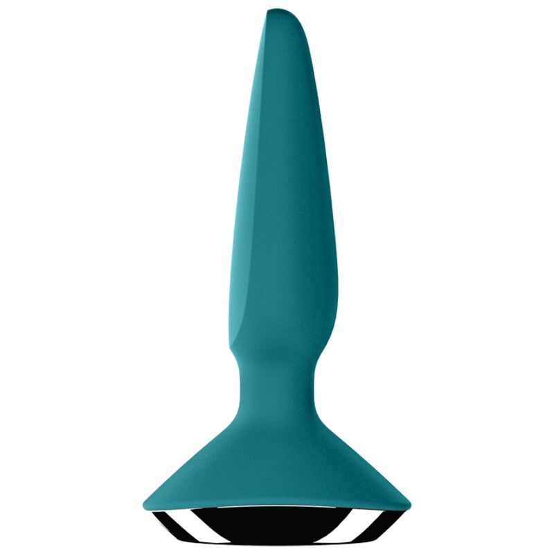 SATISFYER - PLUG ILICIOUS 1 PLUG VIBRATOR GREEN - Amore24