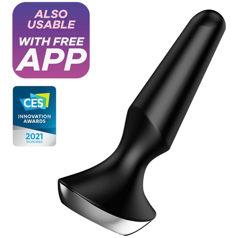 SATISFYER - PLUG ILICIOUS 2 PLUG VIBRATOR BLACK - Amore24