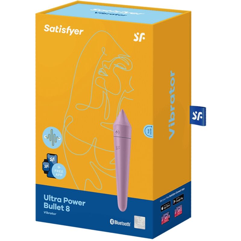 SATISFYER - ULTRA POWER BULLET 8 LILAC - Amore24