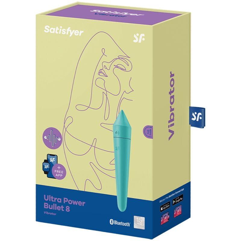 SATISFYER - ULTRA POWER BULLET 8 TURQUOISE - Amore24