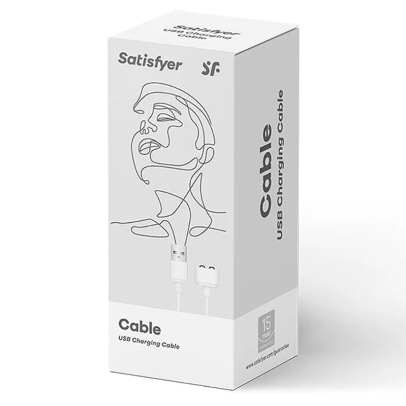 SATISFYER - CHARGUER CABLE WHITE - Amore24