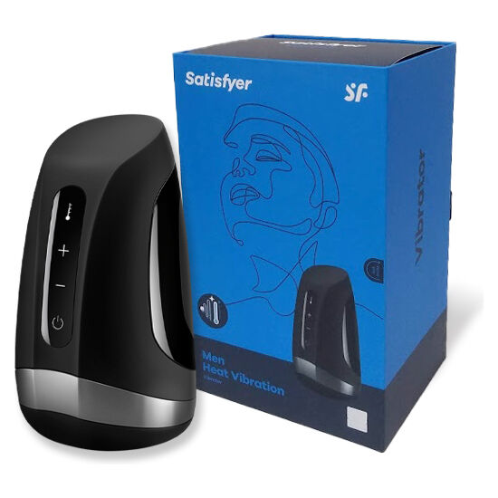 SATISFYER - MEN MASTURBATOR HEAT VIBRATION - Amore24
