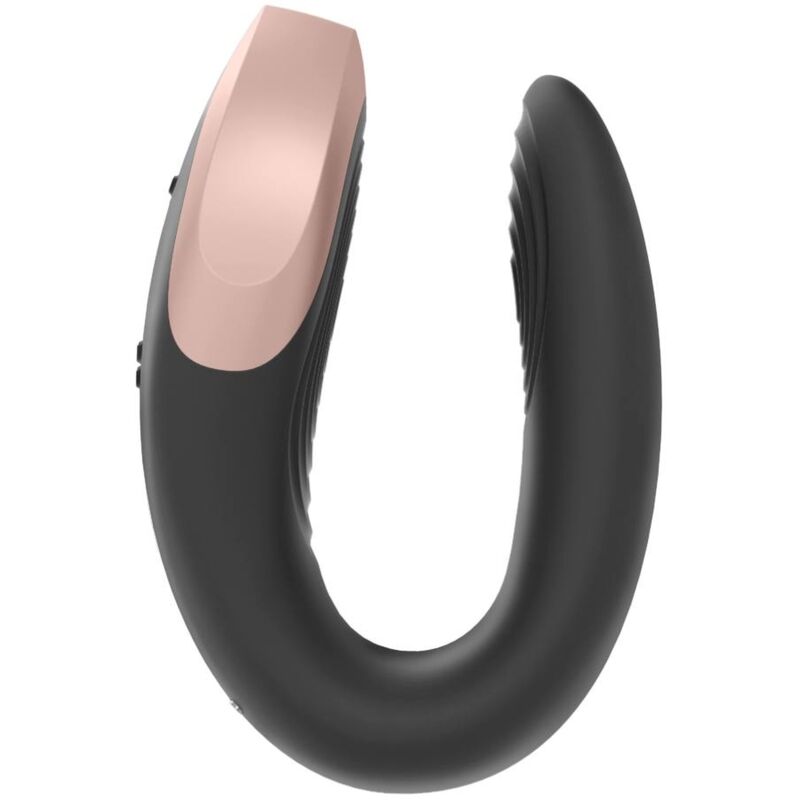 SATISFYER - DOUBLE LOVE LUXURY PARTNER VIBRATOR BLACK - Amore24