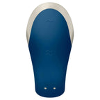 SATISFYER - DOUBLE LOVE LUXURY PARTNER VIBRATOR BLUE - Amore24