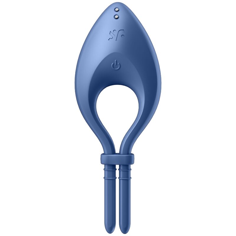 SATISFYER - BULLSEYE RING VIBRATOR APP BLUE - Amore24