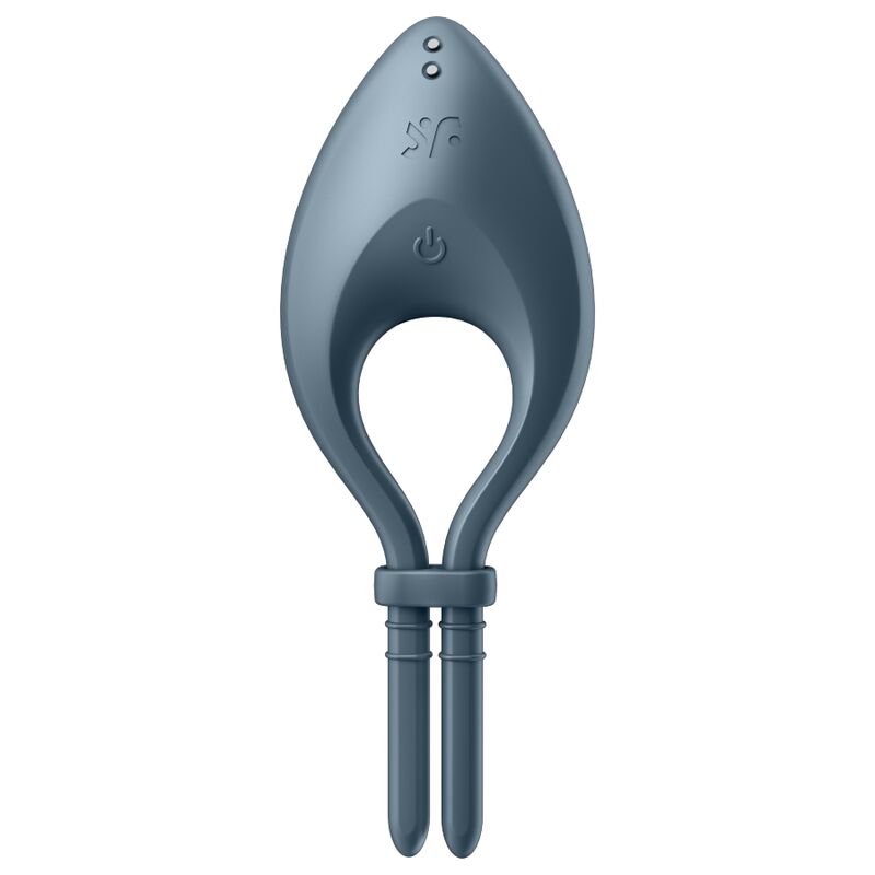 SATISFYER - BULLSEYE RING VIBRATOR APP GREY - Amore24