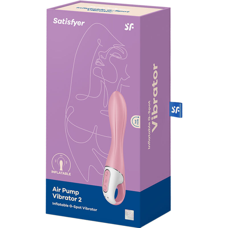SATISFYER - AIR PUMP VIBRATOR 2 PINK - Amore24