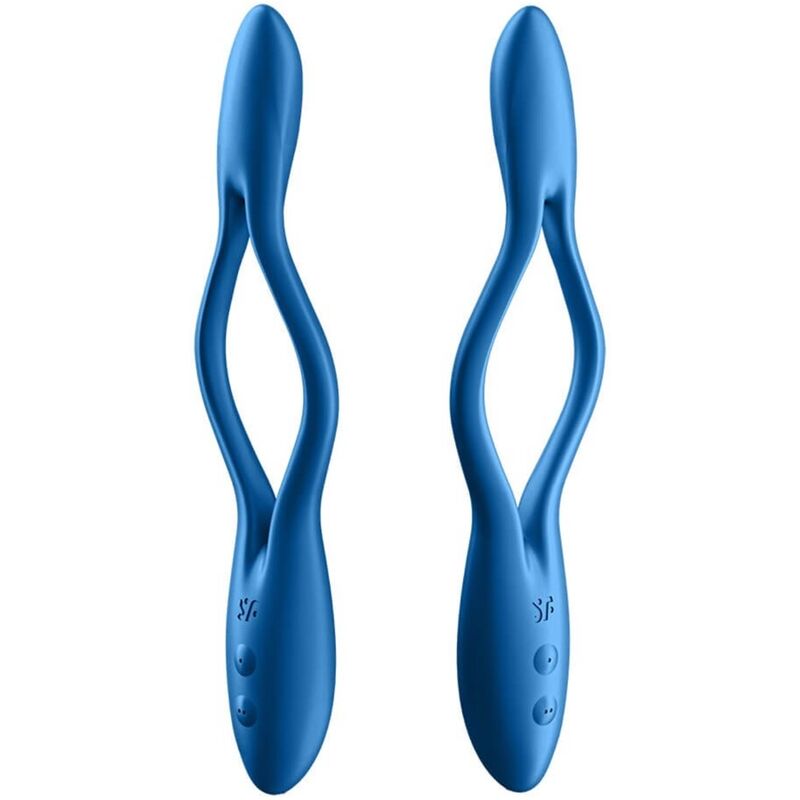 SATISFYER - ELASTIC GAME MULTI VIBRATOR BLUE - Amore24