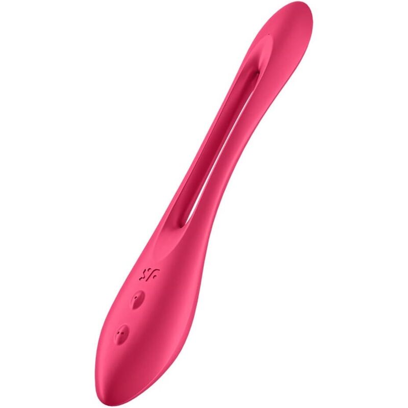 SATISFYER - ELASTIC JOY MULTI VIBRATOR RED - Amore24