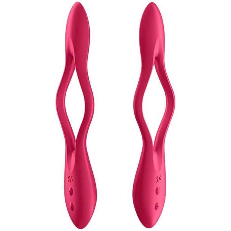 SATISFYER - ELASTIC JOY MULTI VIBRATOR RED - Amore24