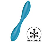 SATISFYER - G-SPOT FLEX 1 MULTI VIBRATOR BLUE - Amore24