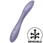 SATISFYER - G-SPOT FLEX 2 MULTI VIBRATOR PURPLE - Amore24