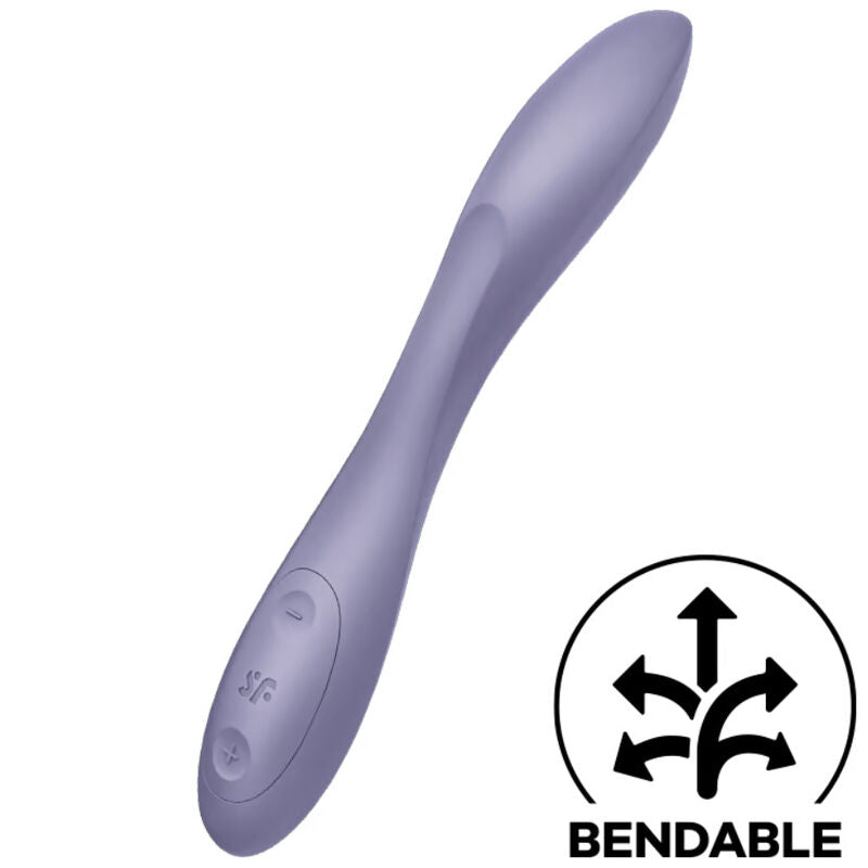 SATISFYER - G-SPOT FLEX 2 MULTI VIBRATOR PURPLE - Amore24