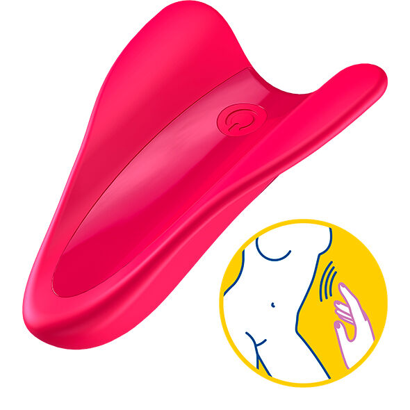 SATISFYER - HIGH FLY FINGER VIBRATOR FUCHSIA - Amore24