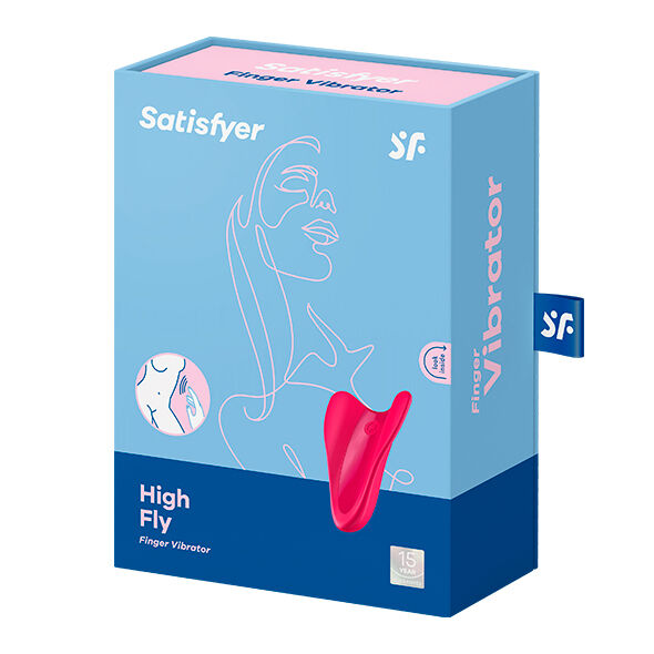 SATISFYER - HIGH FLY FINGER VIBRATOR FUCHSIA - Amore24