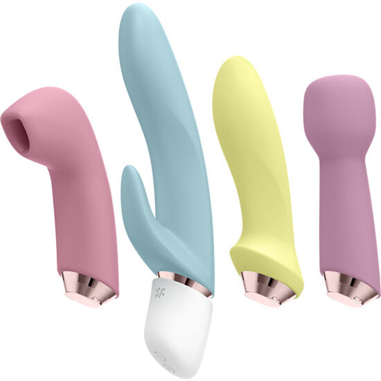 SATISFYER - MARVELOUS FOUR VIBRATOR & AIR PULSE SET - Amore24