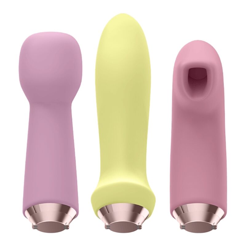 SATISFYER - MARVELOUS FOUR VIBRATOR & AIR PULSE SET - Amore24