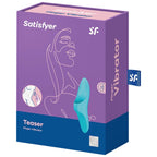 SATISFYER - TEASER FINGER VIBRATOR BLUE LIGHT - Amore24