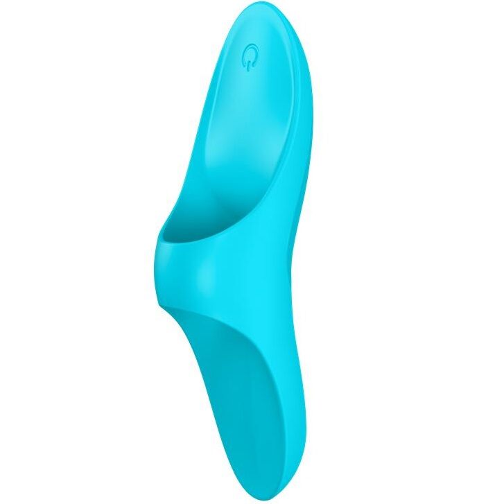 SATISFYER - TEASER FINGER VIBRATOR BLUE LIGHT - Amore24