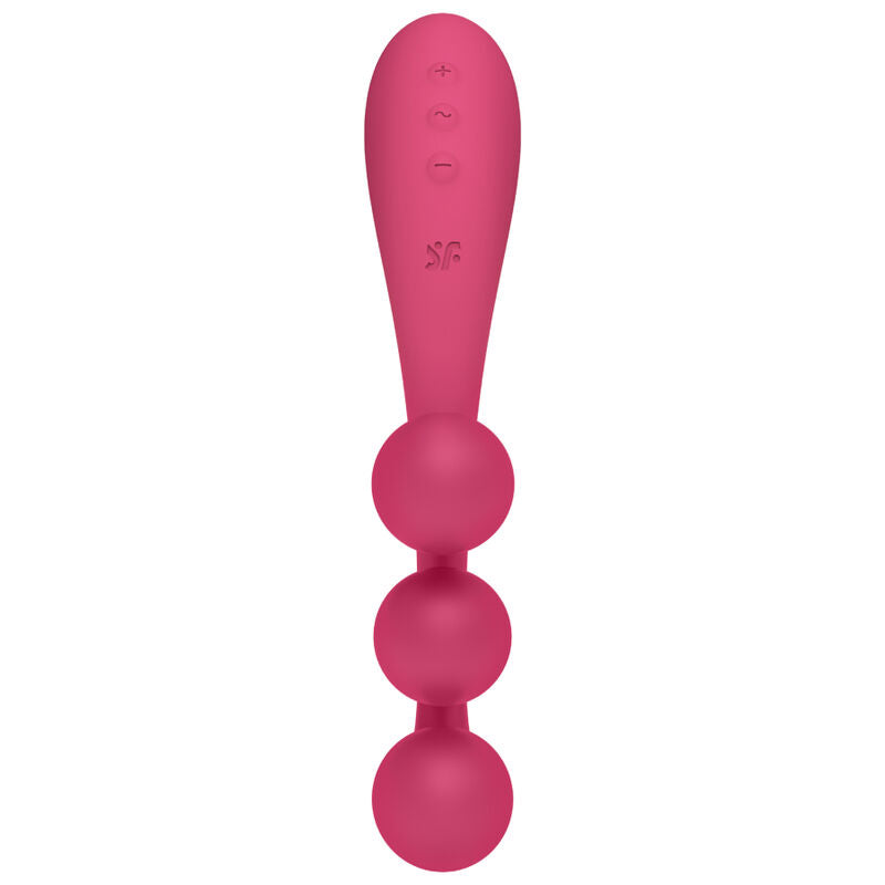 SATISFYER - TRI BALL 1 MULTI VIBRATOR RED - Amore24
