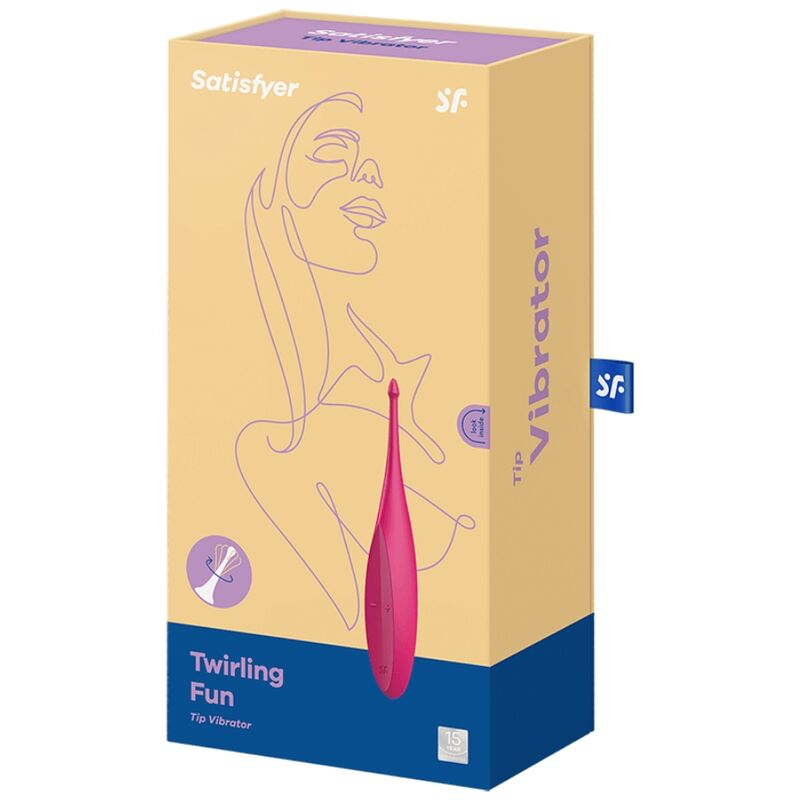 SATISFYER - TWIRLING FUN TIP VIBRATOR PINK - Amore24