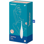 SATISFYER - TWIRLING FUN TIP VIBRATOR WHITE - Amore24