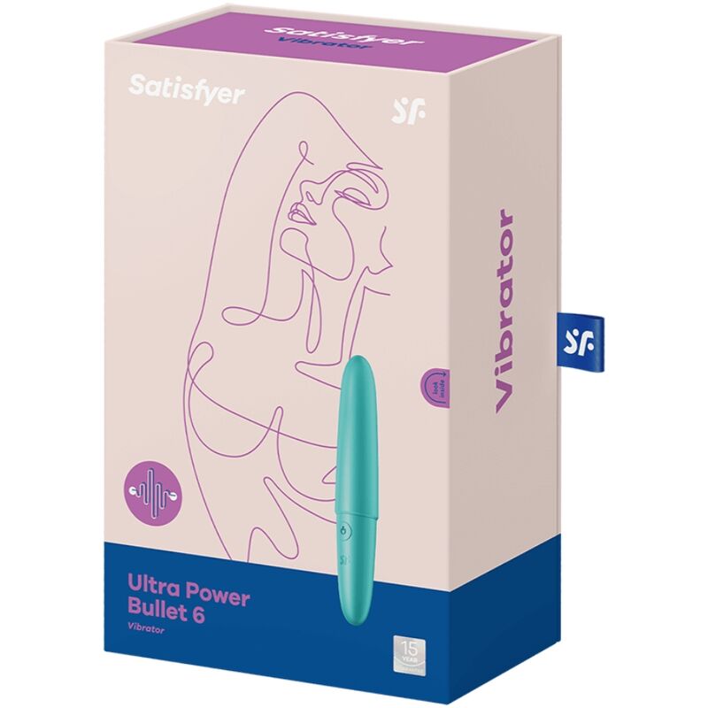SATISFYER - ULTRA POWER BULLET 6 TURQUOISE - Amore24