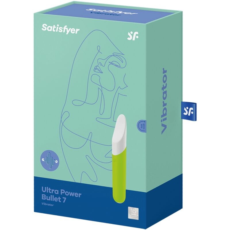 SATISFYER - ULTRA POWER BULLET 7 GREEN - Amore24