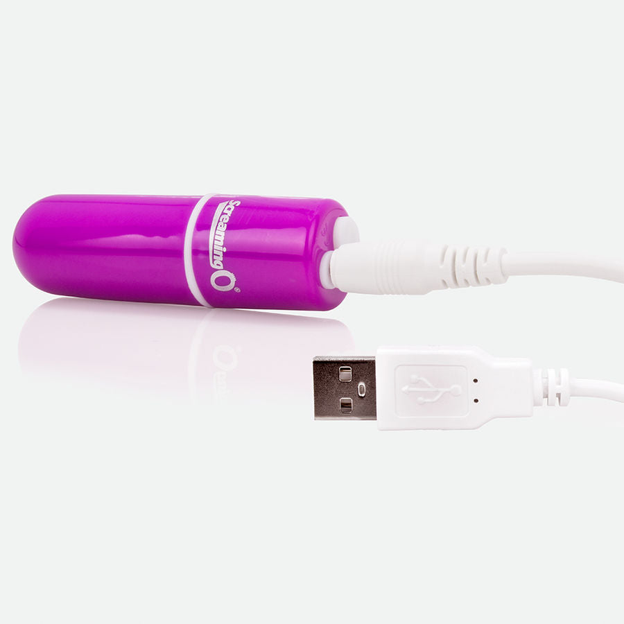 SCREAMING O - RECHARGEABLE VIBRATING BULLET VOOOM LILAC - Amore24