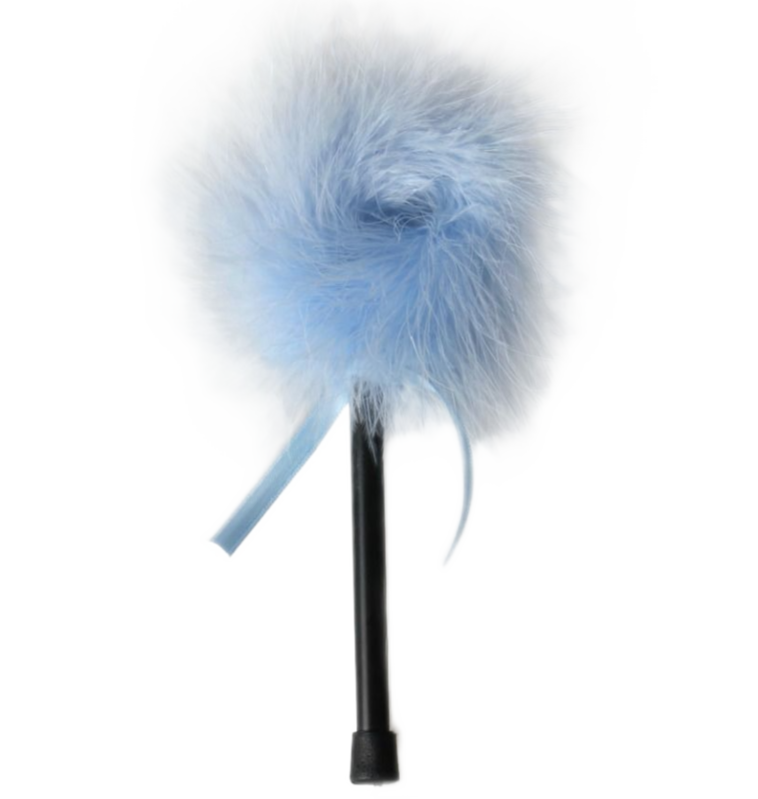 SECRETPLAY - LIGHT BLUE MARABOU DUSTER - Amore24