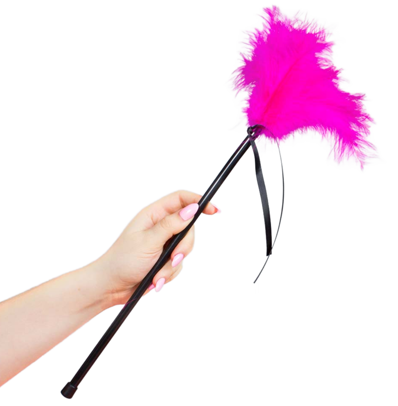 SECRETPLAY - PINK FEATHERS 40 CM - Amore24