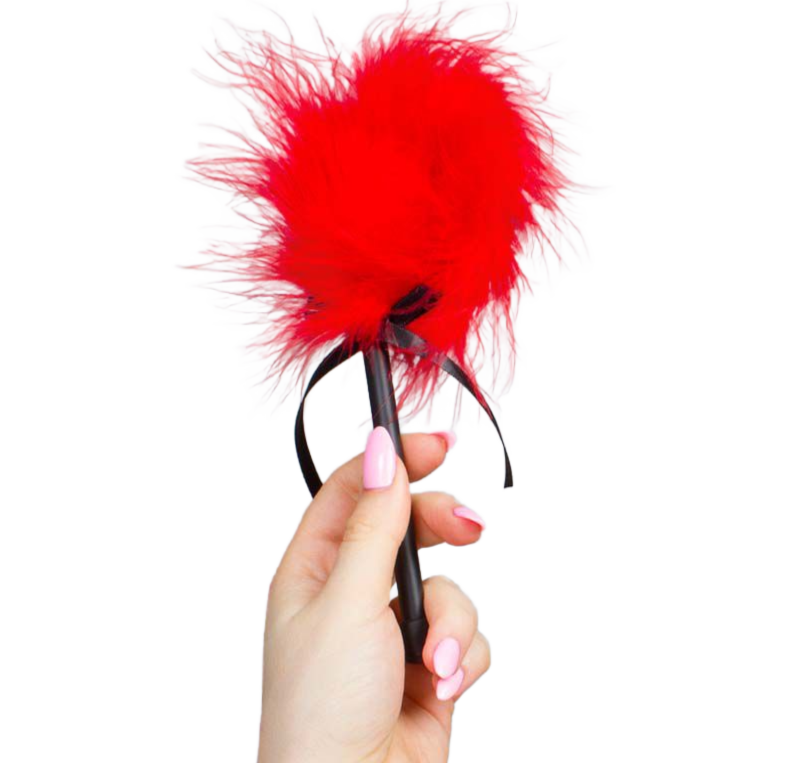 SECRETPLAY - RED MARABOU DUSTER - Amore24