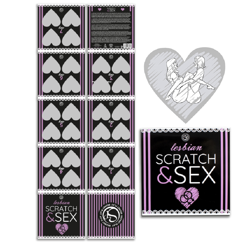 SECRETPLAY - SCRATCH & SEX GAME FOR COUPLES LESBIAN POSITIONS (ES/EN/FR/PT/DE) - Amore24