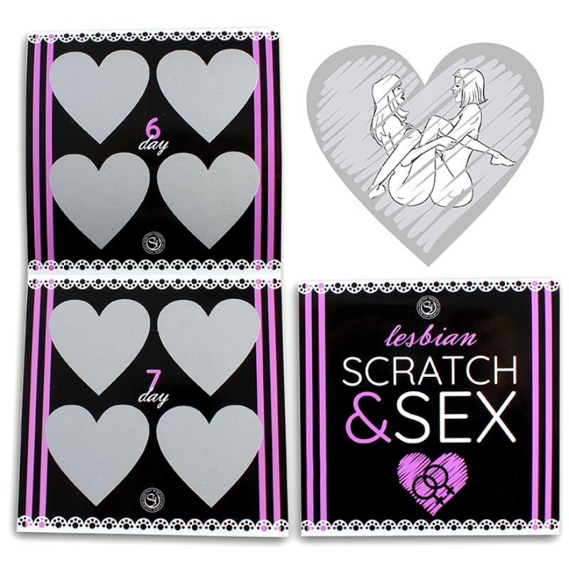 SECRETPLAY - SCRATCH & SEX GAME FOR COUPLES LESBIAN POSITIONS (ES/EN/FR/PT/DE) - Amore24
