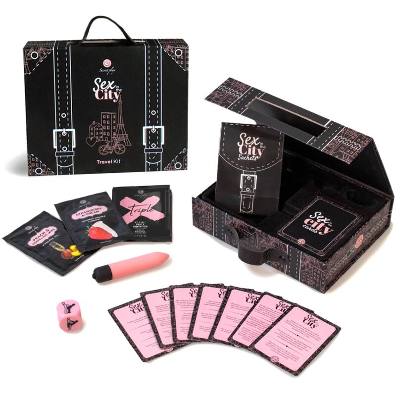 SECRETPLAY - SEX IN THE CITY TRAVEL KIT (ES/EN/DE/FR/NL/PT) - Amore24