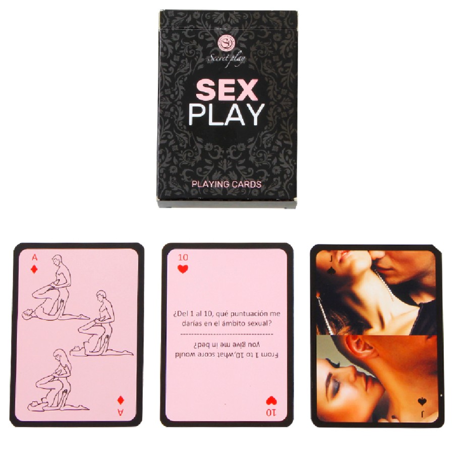 SECRETPLAY - SEX PLAY PLAYING CARDS (ES/EN) - Amore24