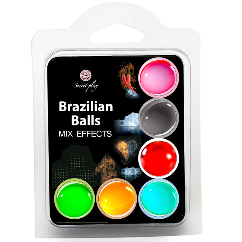 SECRET PLAY SET 6 BRAZILIAN BALLS MIX EFFECT - Amore24