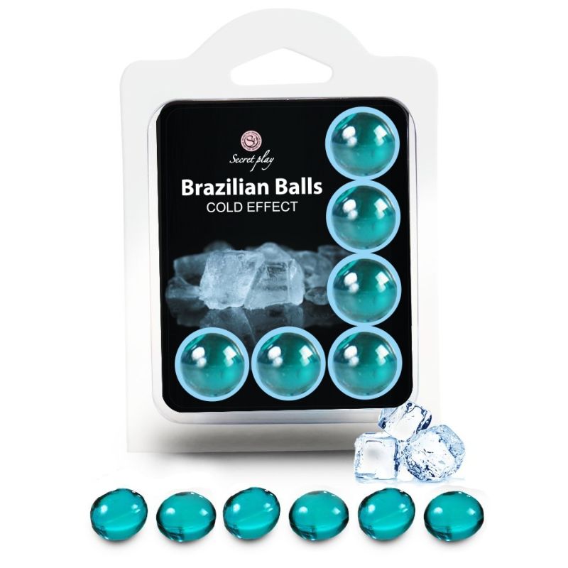 SECRETPLAY - SET 6 BRAZILIAN BALLS COLD EFFECT - Amore24