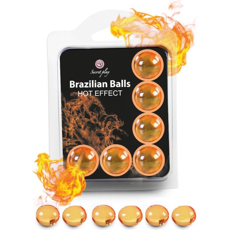 SECRETPLAY - SET 6 BRAZILIAN BALLS HEAT EFFECT - Amore24