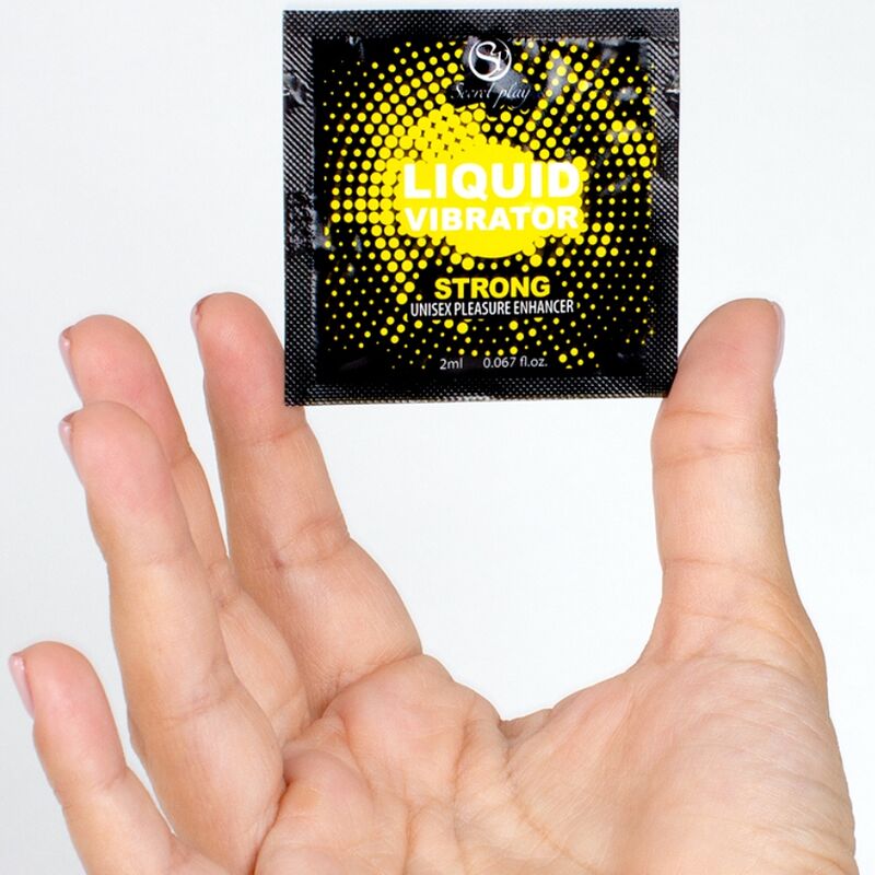 SECRETPLAY - SINGLE DOSE VIBRATOR LIQUID STRONG 2 ML - Amore24