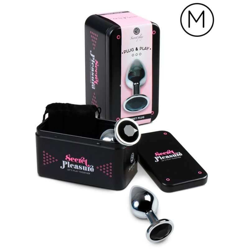 SECRETPLAY - ANAL PLUG BLACK M - Amore24