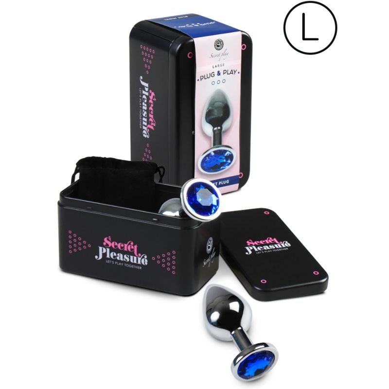 SECRETPLAY - ANAL PLUG SIZE L BLUE - Amore24