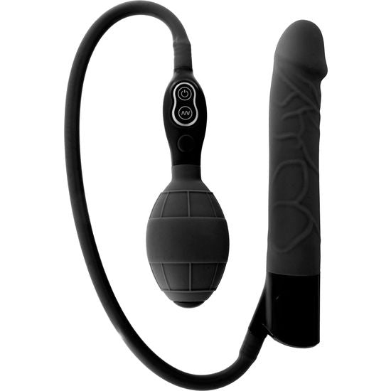 SEVEN CREATIONS - BLACK INFLATABLE VIBRATOR - Amore24