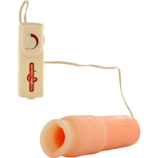 SEVEN CREATIONS - GOLD MASTURBATOR WITH VIBRATION - Amore24